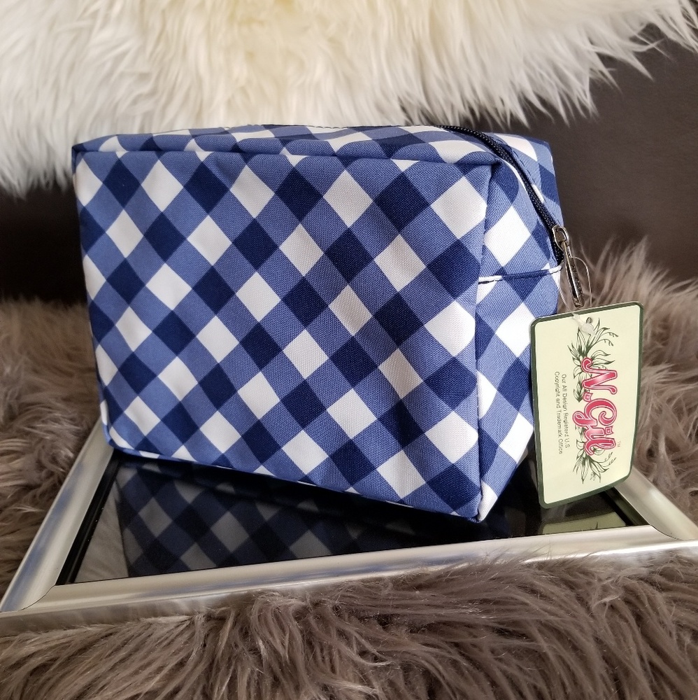 Sale!!! Blue fashion makeup bag